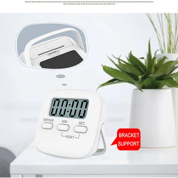 Digital Timer Bucătărie Mari Cifre de Alarmă Puternic Suport Magnetic Stand cu Display LCD pentru Gătit, Copt Sport таймер кухонный