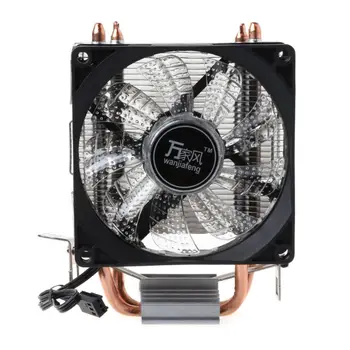 CPU Cooler Fan 4 Heatpipe Dual Tower 12V Ventilator de Răcire radiator cu RGB LED-uri de Lumină pentru Intel LAG 1155 1156 775 pentru Socket AM3