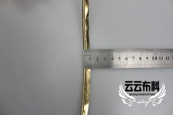 5Yards 3Colours Aur Faux din Piele de Inserție Cablu cu Flanșe Coarda Conducte Tapițerie de Cusut