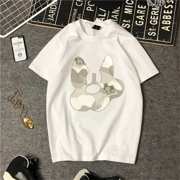 Disney Alb Negru T-shirt Femei Mickey Mouse Kawaii Topuri cu Maneci Scurte Harajuku Teuri de Vară Doamna Haine de sex Feminin de Moda T-shirt