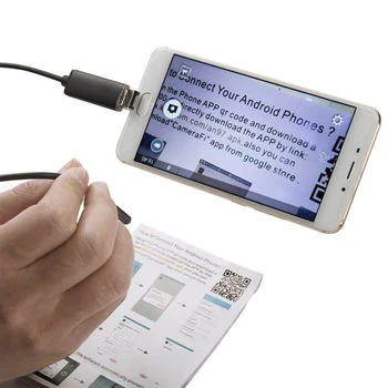 2 ÎN 1 Android Endoscop Camera Mini Snake Camera 1m-10m de Fir USB Borescopes Pentru PC Telefon rezistent la apa, Camera de Inspecție