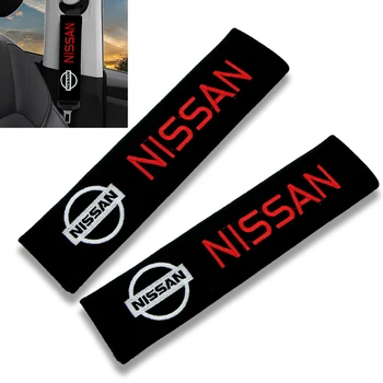 2 buc Bumbac Insigna Auto Centurii de Umăr Protecție Perna pentru Nissan Nismo X-trail Almera Qashqai, Tiida Teana