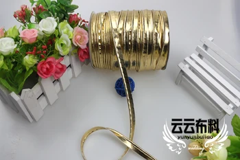 5Yards 3Colours Aur Faux din Piele de Inserție Cablu cu Flanșe Coarda Conducte Tapițerie de Cusut