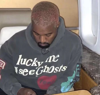 Kanye West Graffiti Scrisoare De Imprimare, Plus Catifea Tricou Barbati Harajuku Fleece Hoodie Hip Hop Strain Lucruri Hanorace Cu Glugă