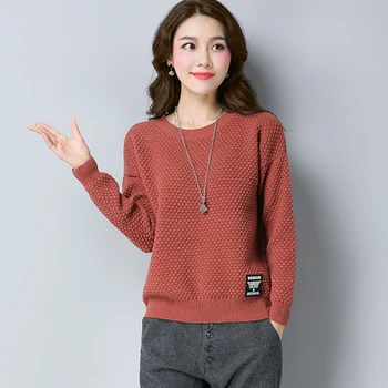 SURMIITRO Cald Tricotate Toamna Iarna Pulover Femei 2020 Doamna de Moda coreeană Maneca Lunga Jumper Pulover Feminin Roșu Tricotaje