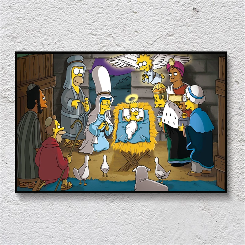Proposal picnic depart Decor Camera Pentru Copii The Simpsons Postere Si Printuri De Arta De  Perete Picturi Panza De Benzi Desenate Agățat Poster Hd Imagini De  Imprimare Decorațiuni Interioare cumpara online ~ Decor Acasă -