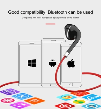 BT313 Căști Bluetooth Handsfree Wireless Casti Sport Bluetooth Căști Bas cu Cască cu Microfon pentru Telefonul Mobil Universal