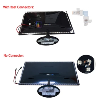 5V USB ws2812b Benzi cu LED-uri de lumină 5050 RGB Vis Ambientală de Culoare TV Kit pentru TV PC-ul Desktop de Fundal de Ecran de Iluminat Flexibil Lumina