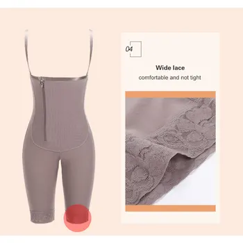 Feelingirl Femei Body Shaper Fajas Talie Antrenor Fund De Ridicare Slăbire Corset Tummy Reducerea Formatorii Corective Shapewear