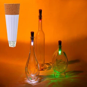USB LED Sticla de Vin Lumina de Noapte Magic Plută în Formă de USB Reîncărcabilă Dop de Plută Capac Lampa Creative Romantice Alb