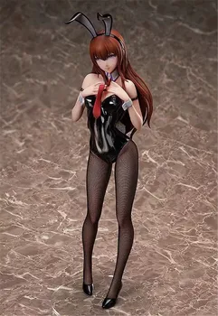 Eliberarea Steins Gate Kurisu Makise Fata Bunny figurina PVC Model Anime Jucării Christina Sexy Fata de Cifrele de Acțiune Jucării pentru Adulți