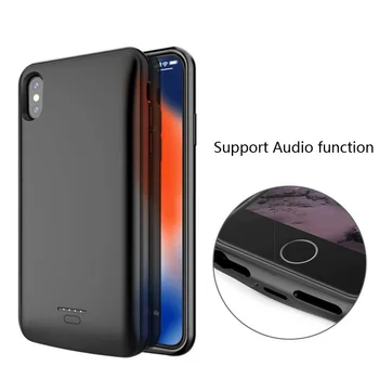 Ultra-Slim, Încărcător de Baterie Caz Telefon Acoperă pentru iPhone 6 6s 7 8 X XS Power Caz Extern Încărcător de Baterie pentru iPhone 5 5s SE