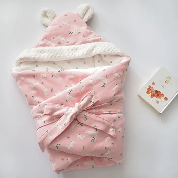 2019 New Sosire Baby Sac de Dormit 80*80cm Înfășa Copilul Înfășurați o Pătură Sleepsacks Îngroșat Sac de Dormit nou-Nascuti lenjerie de Pat Quilt