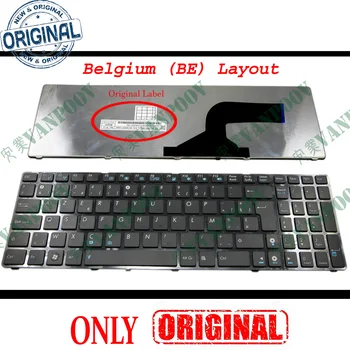 Noi AZERTY tastatura Laptop pentru Asus G60 K52 U50 UX50 X 61 G60J G60V G60JX G60VX Negru cu rama Belgia (be) - MP-09Q36B0-886