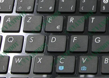 Noi AZERTY tastatura Laptop pentru Asus G60 K52 U50 UX50 X 61 G60J G60V G60JX G60VX Negru cu rama Belgia (be) - MP-09Q36B0-886