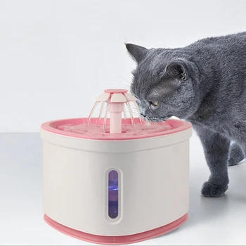 2L LED-uri Automate Cat Fântână de Apă Pentru Animale de companie Distribuitor de Apă Mari de Primăvară Castron de Băut Pisica Alimentator Automat de Băuturi Filtru 5