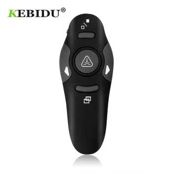 Kebidu USB 2.4 GHz RF Control de la Distanță de la Distanță fără Fir Roșu cu Laser Pointer Prezentator Pointer Pix Powerpoint PPT Presentation