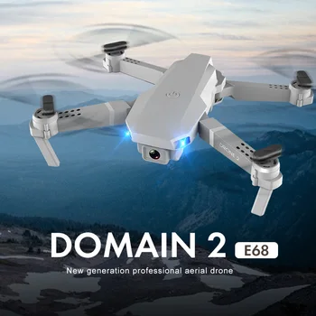 2020 E68Pro Mini Drona 4K la 1080P cu Unghi Larg Camera Dron Wifi FPV Înălțime Modul Hold RC Pliabil Quadcopter Copil Cadou