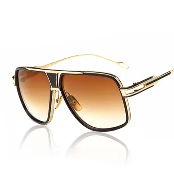 2021 Nou de Lux de Brand Pilot pentru bărbați ochelari de soare Vintage Retro ochelari de soare Aviație de sex Masculin Ochelari de Soare Pentru Barbati