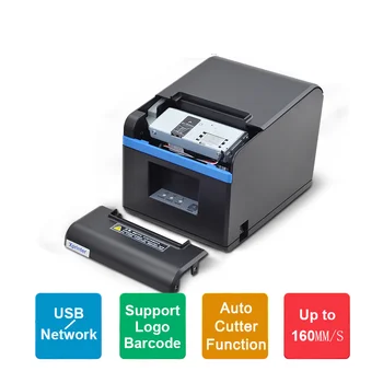Transport gratuit Xprinter brand Mare de cost-eficiente 80mm auto cutter imprimante Termice Linie termice POS Printer imprimantă bucătărie