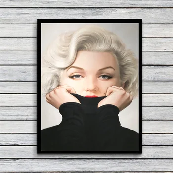 Marilyn Monroe A Sufla Bule De Artă Panza Pictura Arta De Imprimare Poster De Perete Imagine Minimalist Modern, Dormitor, Camera De Zi De Decorare