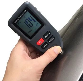TC-100 Digitale Grosimea stratului de Acoperire cu Ecartament Tester de ultra-precizie de 0.1 um Rezoluție de Măsurare Fe/NFe Acoperiri de Vopsea Auto 0~1300um