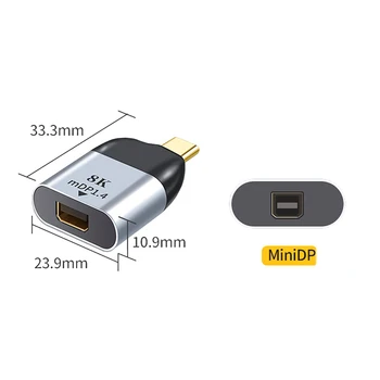 C USB la HDMI compatibil-Adaptor Cablu 4K 2.0 Converter pentru MacBook Samsung S10/S9 Huawei P40 Xiaomi Tip C a DP
