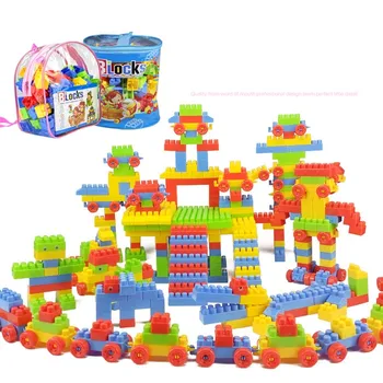 Particulele mari de Bloc DIY Piesă Clasică de Mari dimensiuni set 130PCS cu Accesorii Jucării Pentru Copii Cadouri