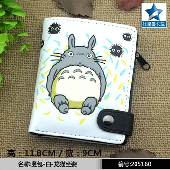 Vecinul meu Totoro Scurt Portofel Anime Tonari No Totoro din Piele Carte de Titularul portofel pentru Barbati Femei