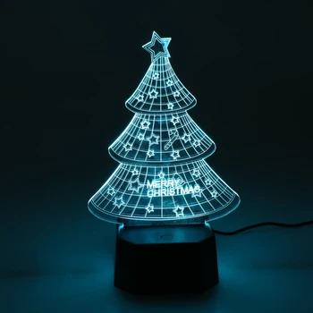 Muzică 3D Buletooth Acrilic Bază Lampă Reîncărcabilă Lumina de Noapte de la Distanță care pot fi Atinse USB Luminos Lampda Înlocuire