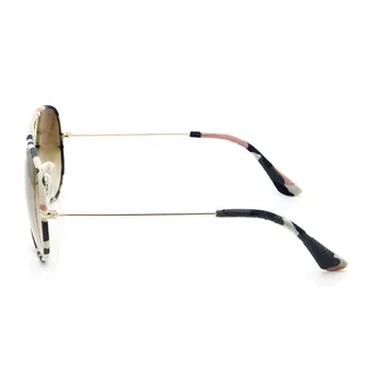 SORBERN Lentile de Sticlă Ochelari de Soare pentru Femei ochelari de Soare Flori de Blugi de Designer de Brand Non-zero Pilot Ochelari Ochelari de Nuante UV400