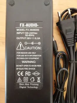 Original FX-FX Audio-3606000 de Înaltă Performanță DC36V/6A Putere de Comutare Adaptor Pentru Original D2160 Amplificator de Intrare AC110-240V