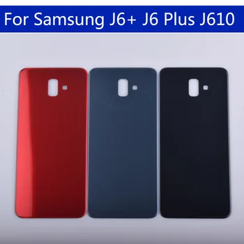 10buc\mult Pentru Samsung Galaxy J6+ J6 Plus J610 J610F J610G J610DS J610FN Carcasa Spate Capac Baterie Caz Ușa din Spate a Șasiului Shell