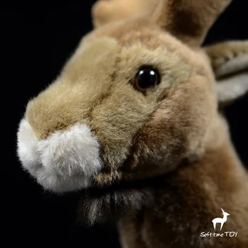 Rar animal de pluș jucărie moale viața reală pluș Ibex spaniol păpuși jucarii model prezent Decor de buna calitate Capra pyrenaica
