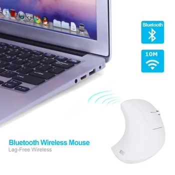 Mouse-Ul Fără Fir Vertical Ergonomic Bluetooth Laptop Fotoelectric Joc Acasă