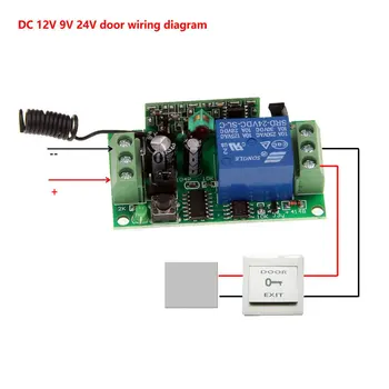 3000M Rază Lungă DC 9V 12V 24V 1 CH 1CH RF fără Fir Control de la Distanță Comutator de Sistem,315/433 MHz,Transmițător + Receptor