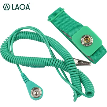 LAOA 2,5 m Lungime cablu Anti-static Bratara Static gratuit, Curea de mână