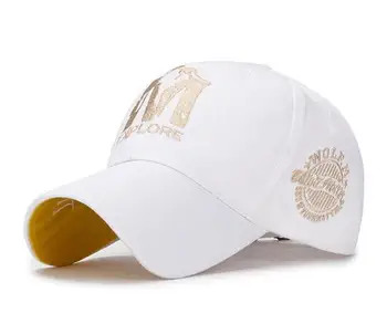 Moda cuplu brodate șapcă de baseball pentru bărbați sport în aer liber doamnelor pălărie de protecție solară capac vizor M tipărite Casquette Hip Hop Capac