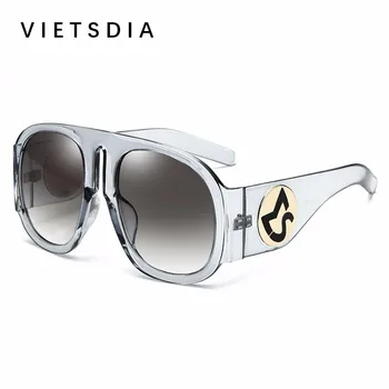De lux Piața de Femei Supradimensionat ochelari de Soare Brand Celebru Designer 2019 Înaltă calitate Vintage sex Feminin de ochelari de Soare Moda Nuante UV400