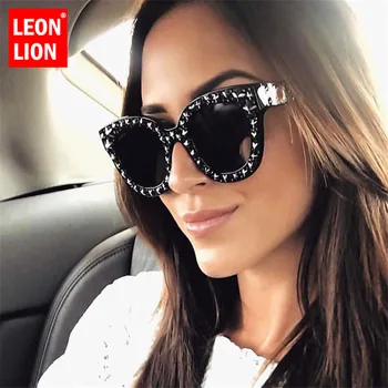 LeonLion 2021 Moda de Lux ochelari de Soare pentru Femei Brand Designer de Bărbat/Femei Ochelari de Soare Clasic Vintage UV400 Conducere Oculos De Sol