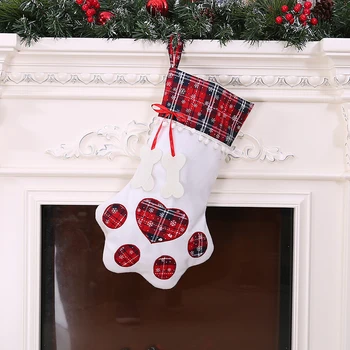 Decor casa/DIY Casa/Creative Câine Laba Ciorapi de Craciun/Decoratiuni de Craciun/Cadou de Crăciun Sac/Ornamente pentru Pomul de Craciun