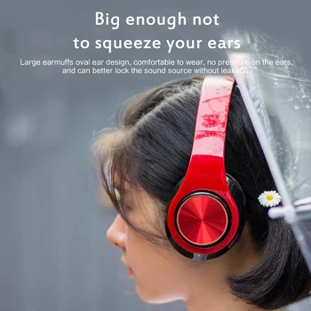 Anulare A Zgomotului B39 Multifunctional Bluetooth V5.0 Căști Bas Profund Stereo Wireless/Cu Fir Căști On-Ear Căști Căști