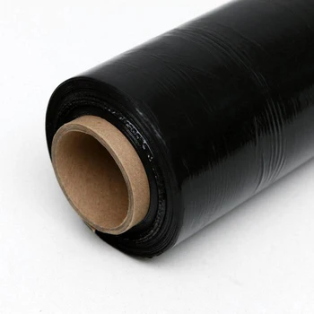 Folie Stretch, negru, 500 mm x 217 m, 2 kg, 20 µm 4273261 elemente de Stocare