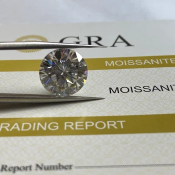 Laboratorul Crescut piatră de diamant 6mm 0.8 cts GH Culoare excelent eliberez Moissanite Diamant