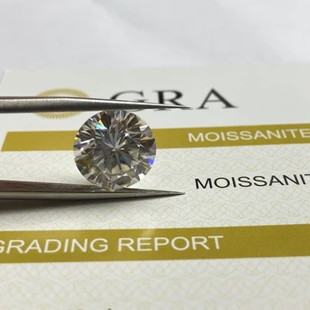 Laboratorul Crescut piatră de diamant 6mm 0.8 cts GH Culoare excelent eliberez Moissanite Diamant