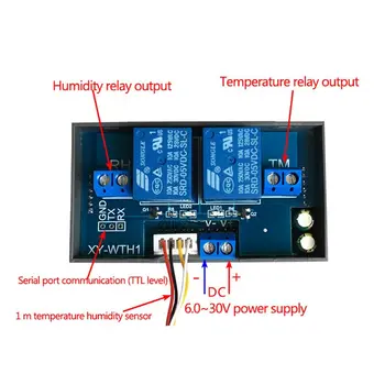 XY-WTH1 Digital de Umiditate și Temperatură Termostat Controler Higrometru Reglementare