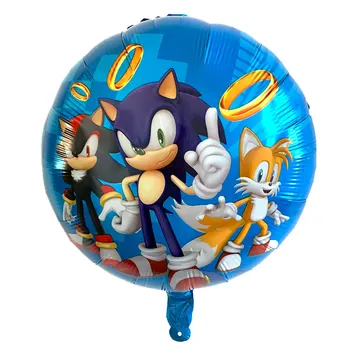 10buc 18inch de Desene animate Sonic Folie, Baloane cu Heliu Arici Copil de Dus la Petrecerea de Ziua Decor Consumabile Jucarii Copii Aer Globos