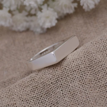 New Sosire Argint 925 La Modă Design Simplu Doamna Deget Inelul De Bijuterii Pentru Femei, Cadou De Promovare Niciodată Nu Se Estompeze