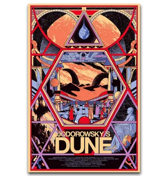 MQ1898 Jodorowsky lui Dune Film Clasic Vintage Hot Nou Poster de Artă de Top de Mătase Lumina Panza de Perete Decor Acasă Imagine Tiparituri