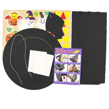 2 buc Halloween DIY Pălărie lucrate Manual, Jucării pentru Copii Pentru Copii Desene animate Partidul Decor Pălării de Hârtie Capac Coroana Meserii Jucărie de Crăciun de Aprovizionare